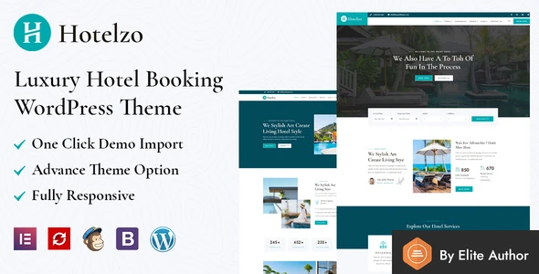 Hotelzo – Luxury Hotel WordPress Theme + RTL Ready
