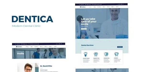 Dentica – Dental Clinic Elementor Template Kit
