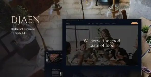 Djaen – Restaurant Elementor Template Kit