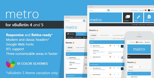 Metro – A Theme for vBulletin 4 and 5